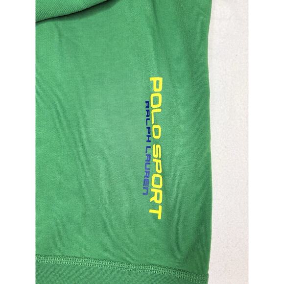 Exc. Condition Kelly Green Men’s 2XL Ralph Lauren Polo Sport Hooded Sweatshirt - Picture 7 of 7